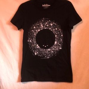 Threadless: I’ve Seen Brighter Days black hole tee